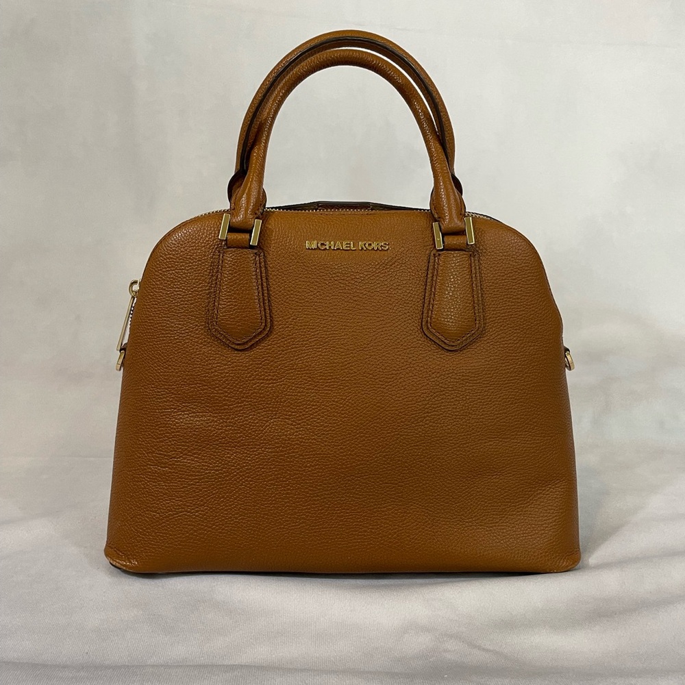 Michael Kors Tan Leather Satchel